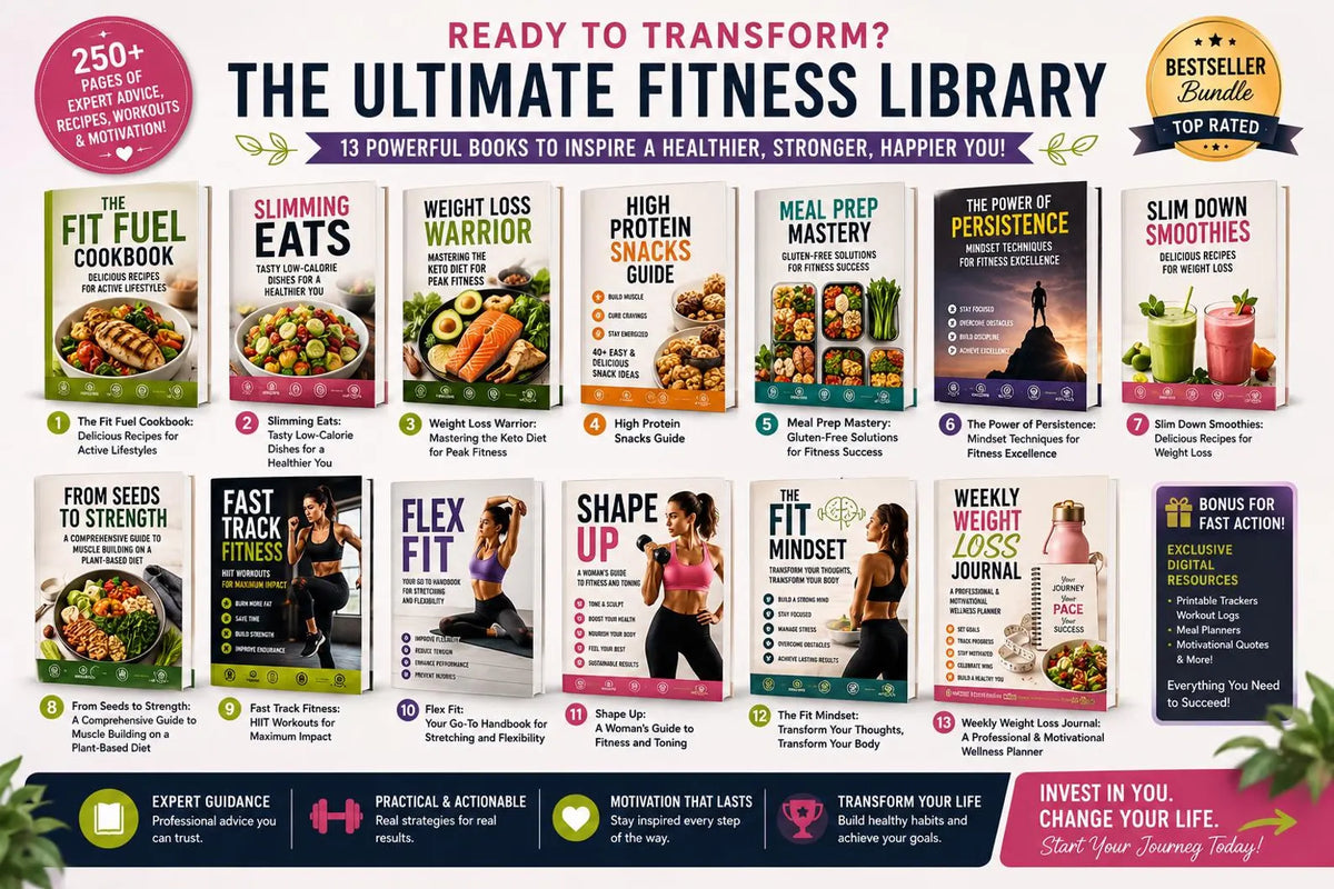Das Ultimative Fitness & Abnehm-Bundle (13 E-Books + Bonus)